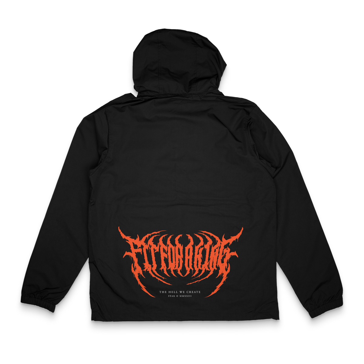 Death Metal Logo Anorak Jacket - Black – Fit For A King