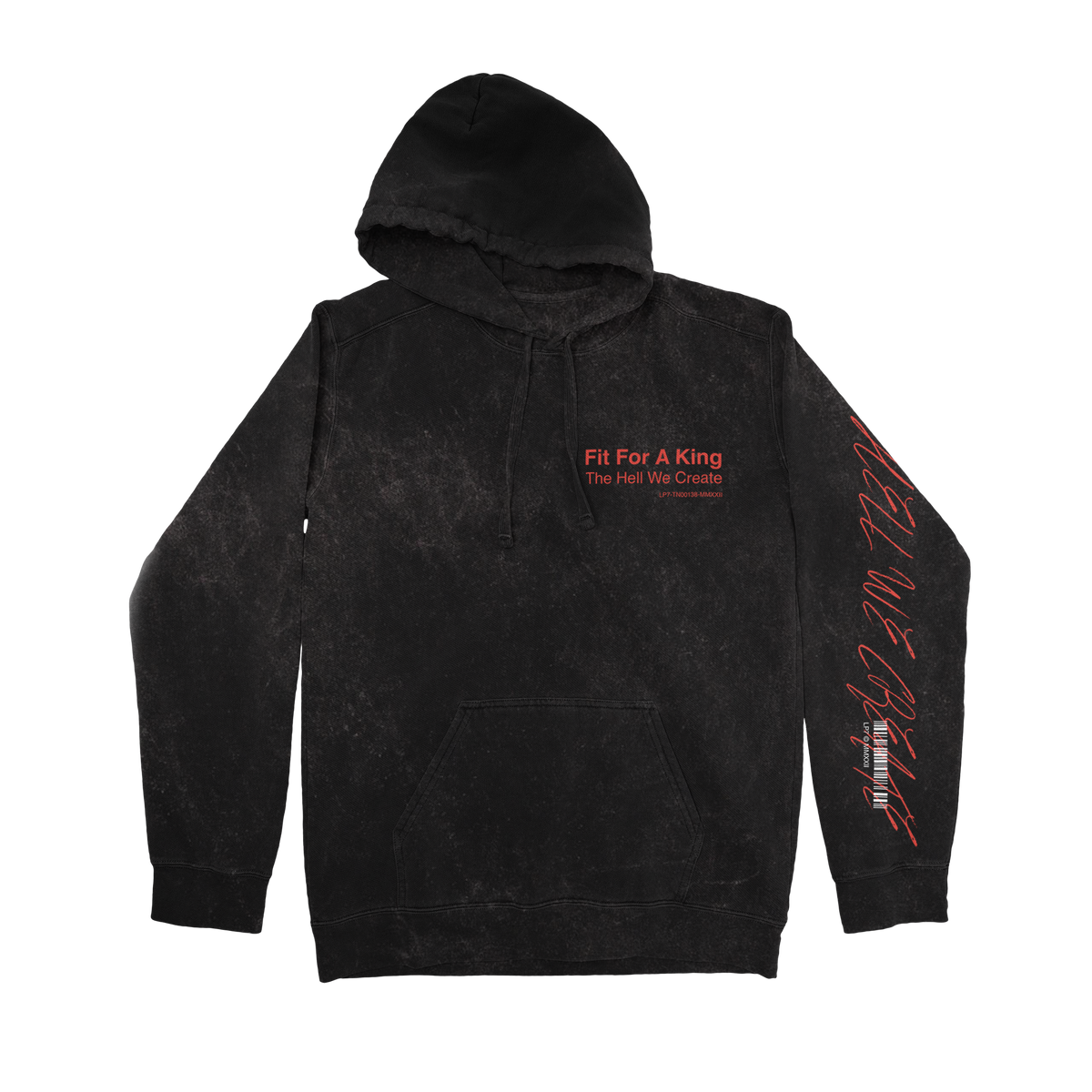 The Hell We Create Mineral Wash Hoodie – Fit For A King